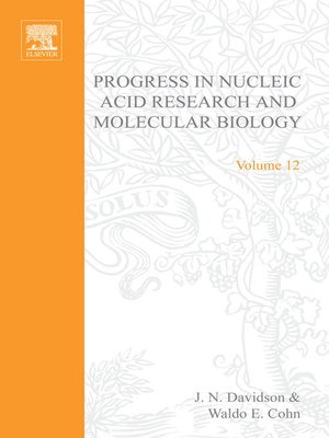cover image of Progress in Nucleic Acid Research and Molecular Biology